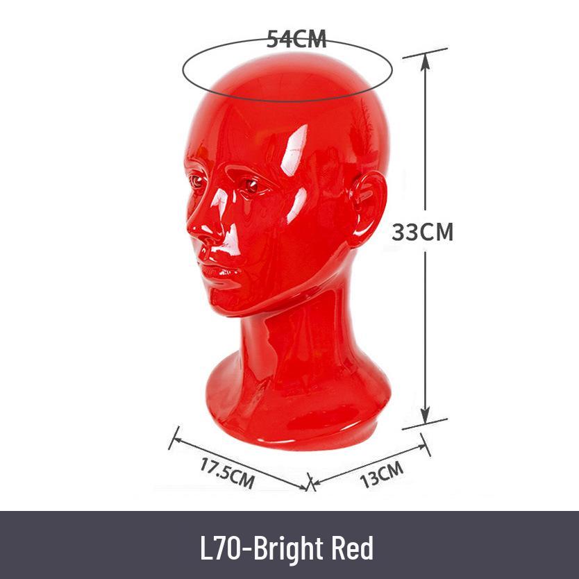 Multifunctional Display Mannequin Head for Spray Paint Hat, Bow Tie, Glasses, and Mask Props