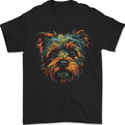 Nice Yorkshire Terrier Dog Men's 100% Cotton T-Shirt - Men's Summer Cotton Graphic Tee