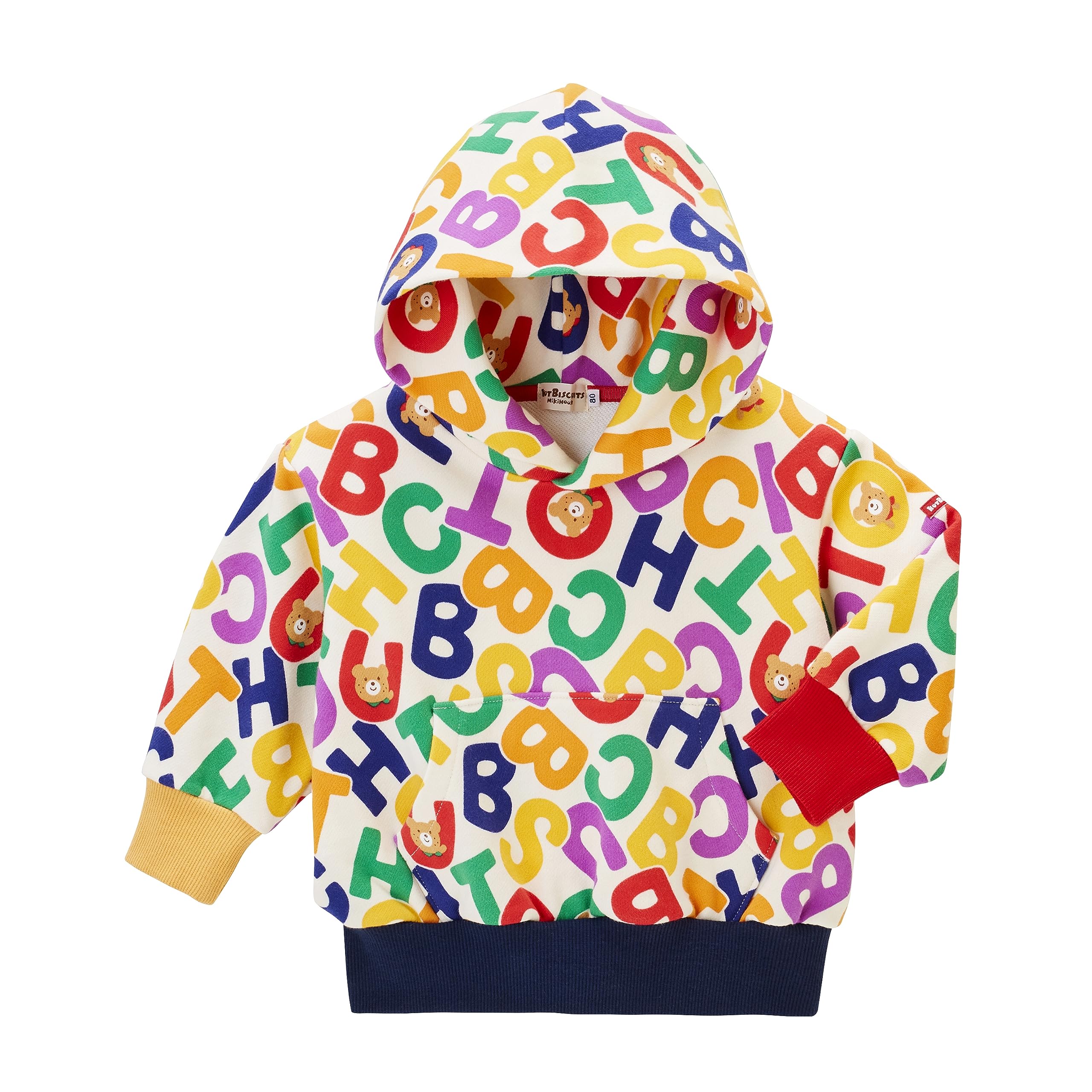 

HOT Hoodie Boys Girls Детская одежда Многоцветный 80 см [MIKIHOUSE BISCUITS] Детская 73-5605-497