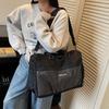 Expandable Color Contrast Trendy Sports Fitness Bag Wet And Dry Separation Swimming Fitness Training Bag Short Trip Handbag