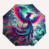 1pc Stellar Phoenix Durable Cartoon Folding Umbrella,Compact Umbrella for Men and Women, Suitable for Travel or Daily Use.A062