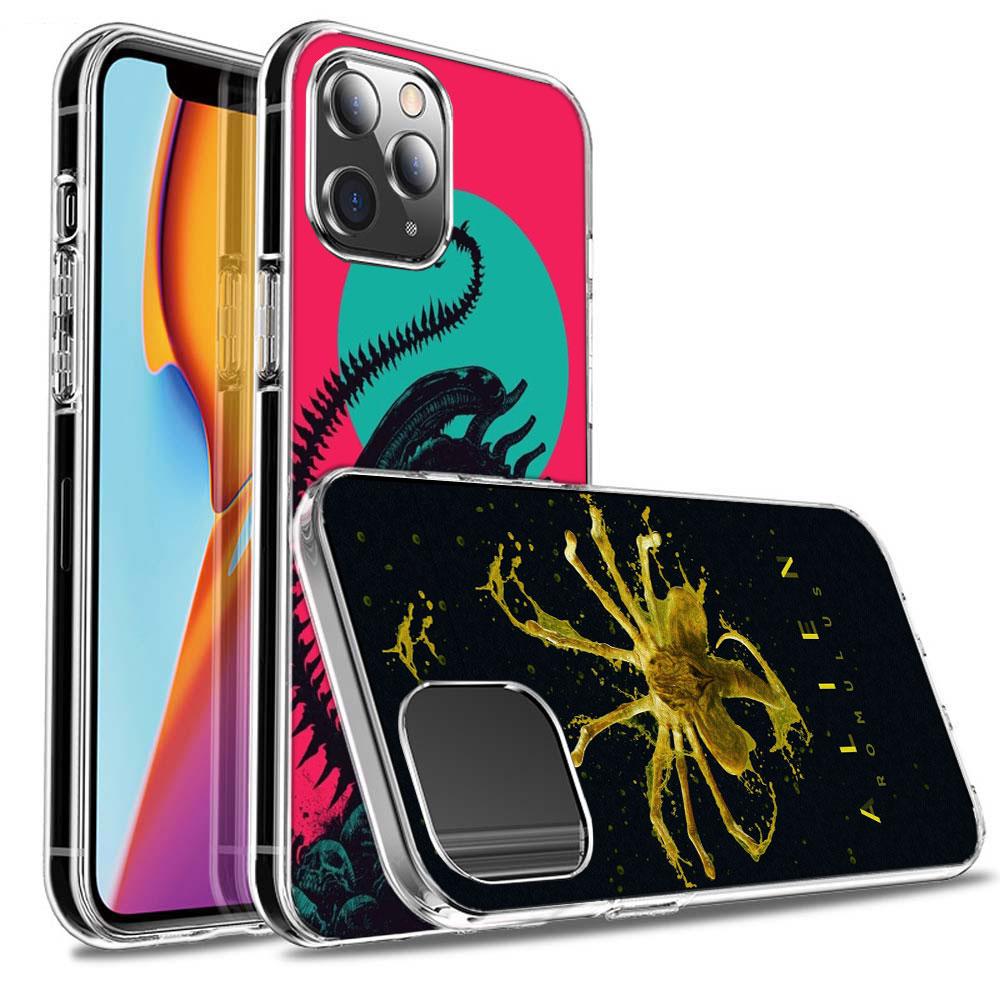 COOL A-Alien Xenomorph Phone Case For Iphone 16E 15 Pro 14 Plus 17E 16 17 Pro Max Air 11 12 13 Mini Shockproof Capa Cute Cove
