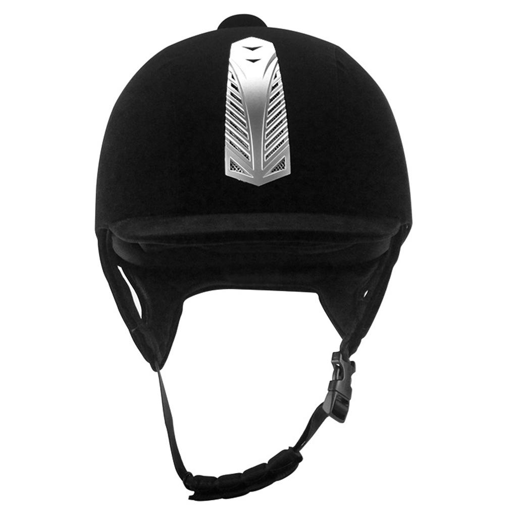 Durable Equestrian Helmet Short Brim ABS Made Sweat-absorbing Sun-shading Horse Riding Protective