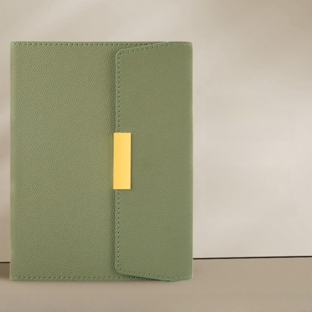 

Premium A5 Business Notebook Leather Cover Agenda Planner Diary Notebook Office Supplies High-end Travel Journal Notebook зелений
