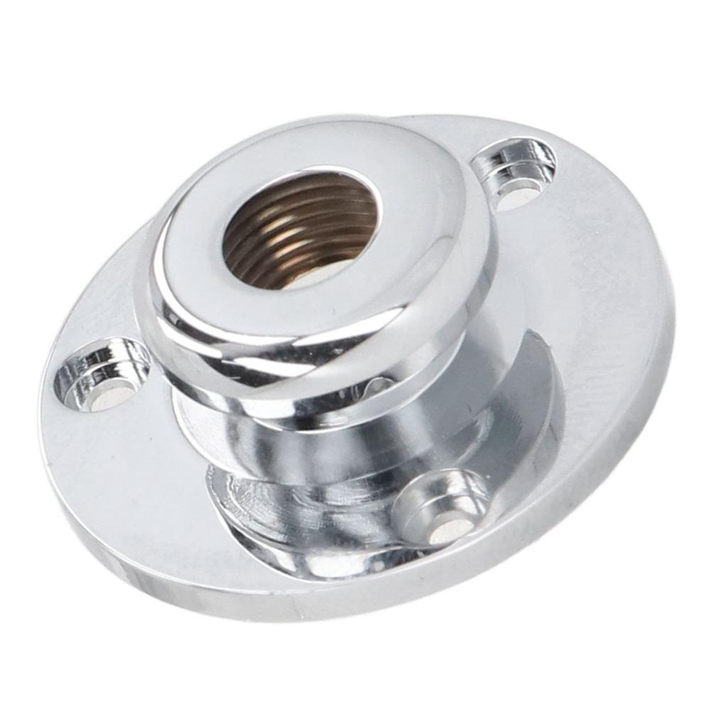 Silver Guitar Endpin Jack Metal End Pin Screw Kit Premium Strap Button Connector For Guitar