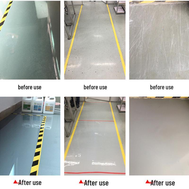 PVC Floor Wax & Scratch Repair for Hospitals and Schools - No Polish Needed