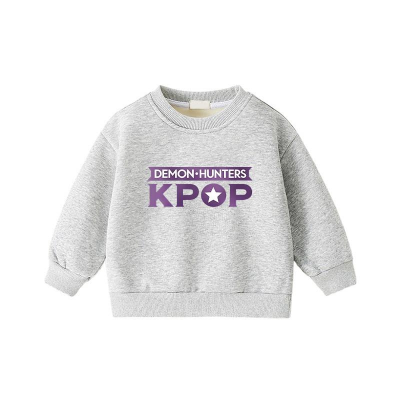 Girls Kpop Hunters Rumi Zoey Mira Long Sleeves Sweatshirt For Children Kids