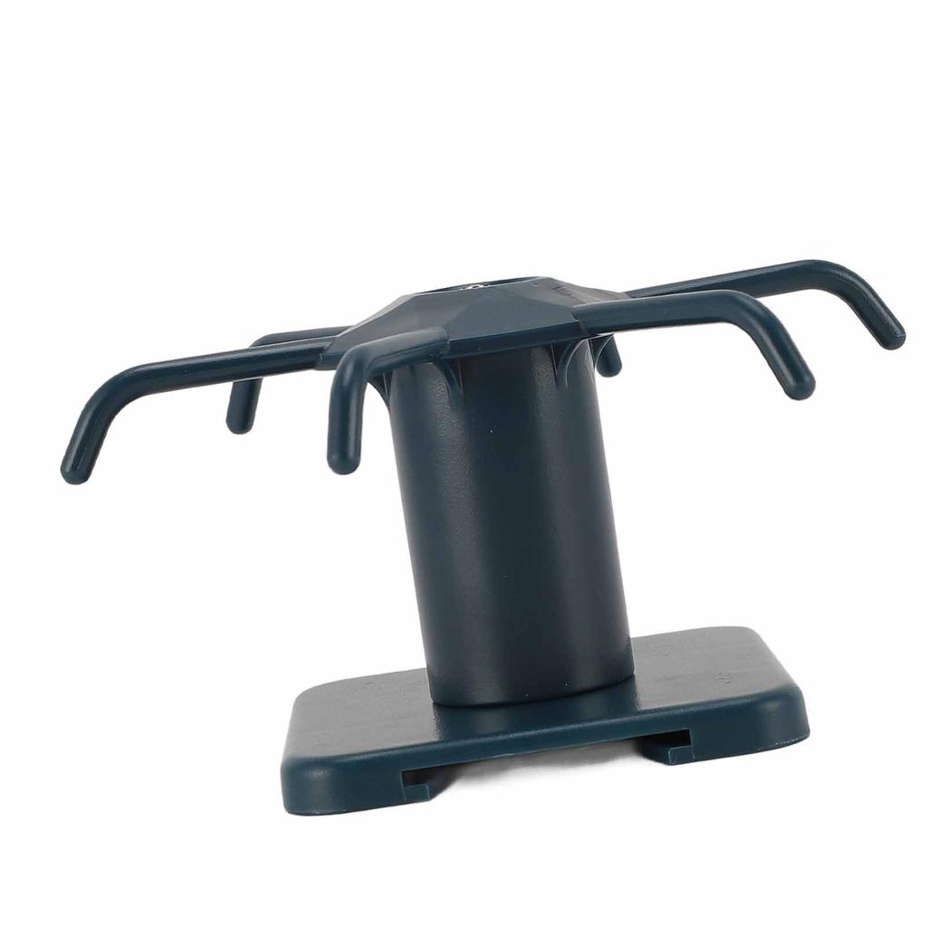 Kitchen Utensil Hook ABS 360 Degree Rotation Adhesive Strong Bearing 6 Claws Under Cabinet Utensil Holder