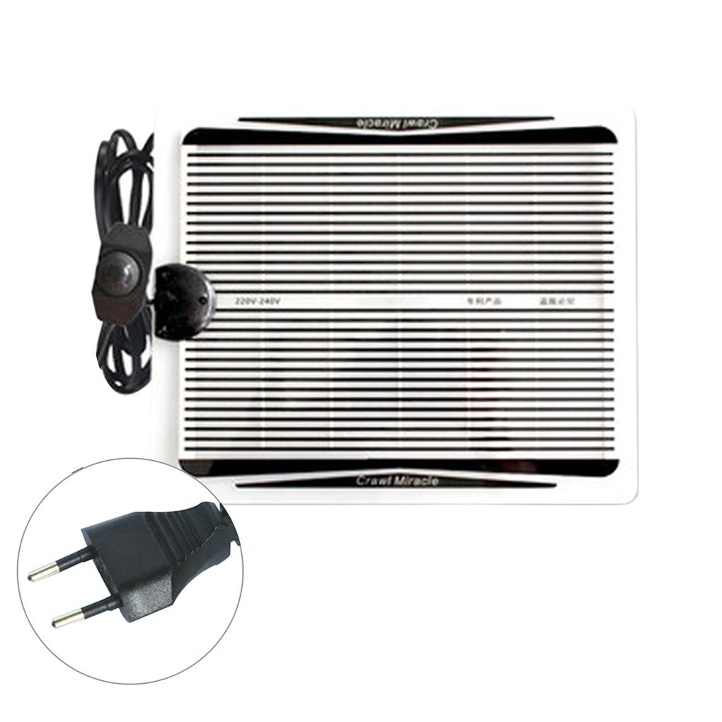 Reptile Mat Adjustable Temperature Crawler Terrarium Safety Heating Pad Warmer Mat 5W