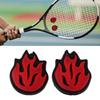 2Pcs Tennis Vibration Dampener Silicone Racquet Shock Absorbers Flame Shape Tennis Racket Dampeners Tennis Accessories