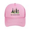 Tiny Adventurer Forest Trees Watercolor Mesh Baseball Cap Casual Hat Outdoor  For Womens Unisex FeUnisex