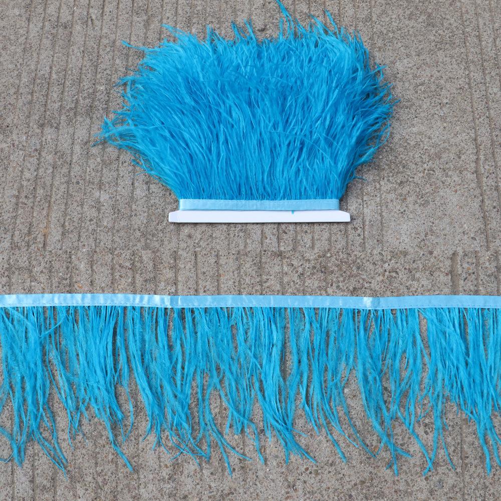 Thickened Encryption Ostrich Hair Cloth Edge 10-15Cm Feather Clothing Skirt Accessories