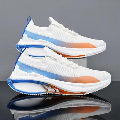 Fashion Running Shoes Men's Summer Breathable Casual Shoes Sports Life Lightweight Shock Absorption Marathon Professional Sports Shoes