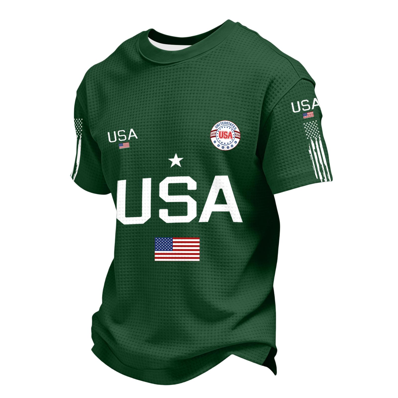 Men s Casual Round Neck Short Sleeve T-Shirt XXL