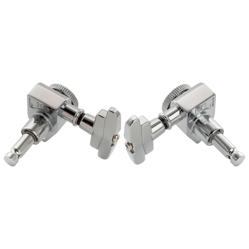Musiclily Pro R18K L3R3 Locking Gear for Chrome Tuners, 181 Ratio, GR-Style Buttons, Acoustic/Electric Guitars,