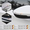 4Pcs Car Door Handle Stickers Body Vinyl Stickers Decals Accessories For Mercedes Benz AMG W204 C260 E300L A200L S400L GLA/S/E/C HV6