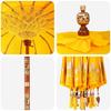 Balinese Sun Umbrella with Base Yellow 95 X 95 X 260 Cm