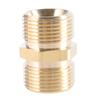 Accoppiatore in Ottone per Idropulitrice, Connessione Maschio M22-15mm M22-14mm, Adattatori Connettori per Estensione Tubo Heavy Duty,