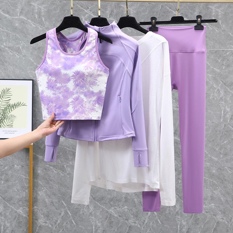 Eleganter 2025 Damen-Yogaanzug – Hochwertiges, wunderschönes Frühling/Sommer-Fitnessset