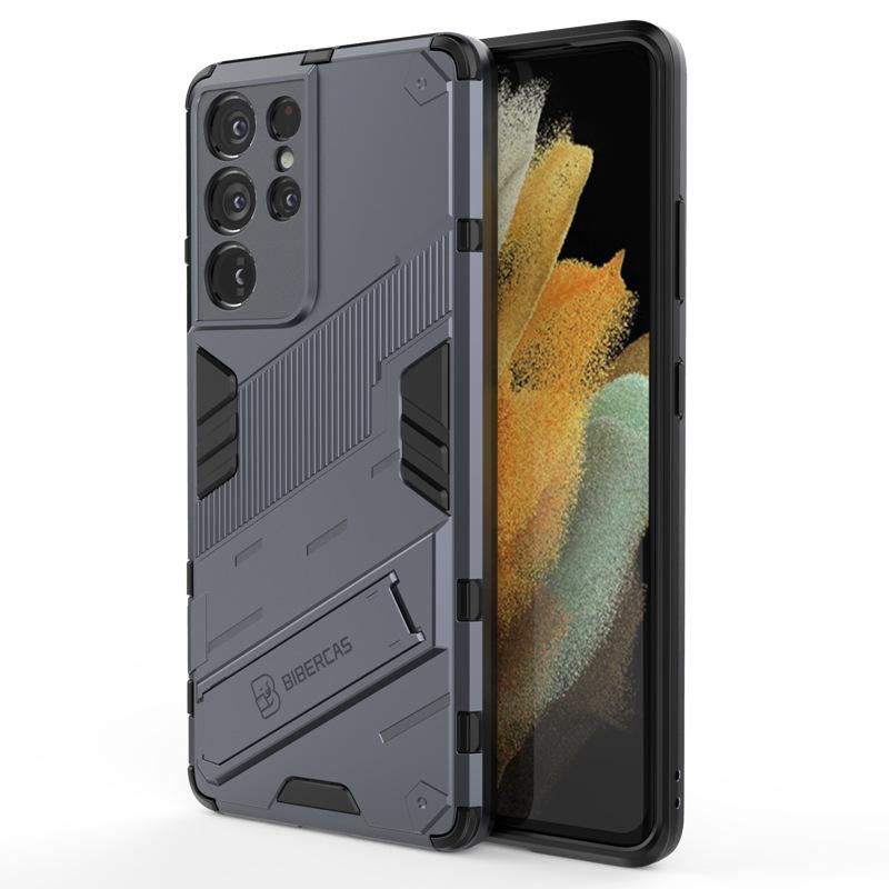 Suitable for Samsung Note20 Ultra Punk Anti Fall Case Samsung S24 Multifunctional Bracket Protection Case