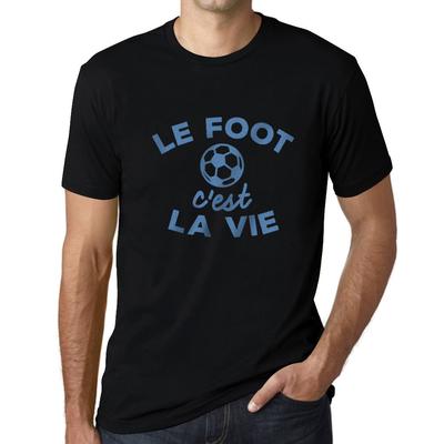 Men T-Shirt Graphic Tee Vintage Printed The Foot C'est La Vie