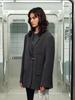 RAIVE Buckle Detail Blazer In Charcoal Vw6Sj104-9E