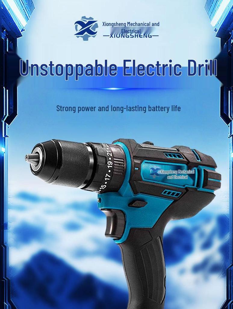 Top-Selling Rechargeable Wireless Hand Drill for Furniture Assembly, Repair, Home Use - Lightweight and Portable