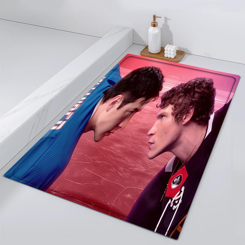 Door H-Heated Mat Bedside Rivalry Entrance Bath Floor Exercise Decoration Corridor Door Mat Carpet Living Sports Room Balcony