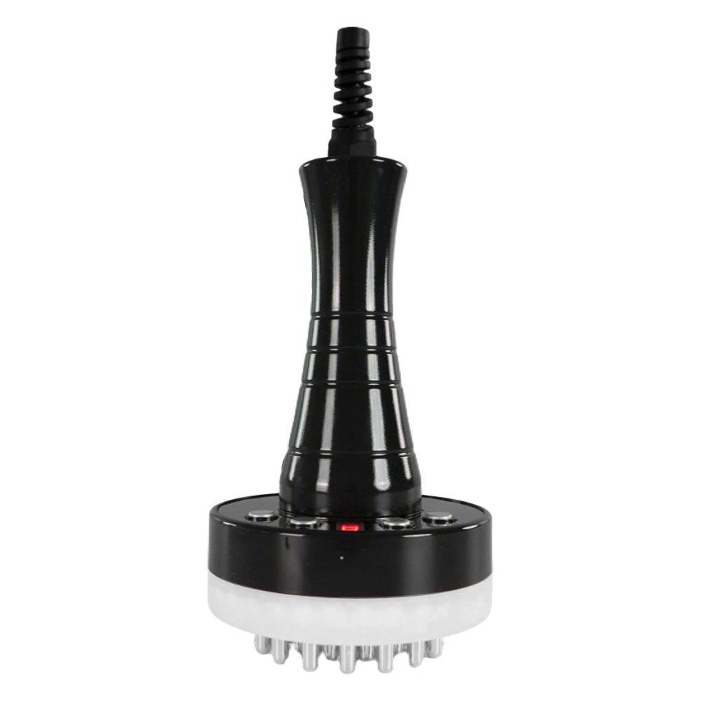 Cross-border Red Light Heating Microcurrent Vibration Massage Brush for Full Body Relaxation EU чёрный