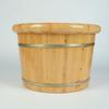 Cedar Wood Foot Bath Basin with Acupoint Massage - Household Wooden Soaking Bucket