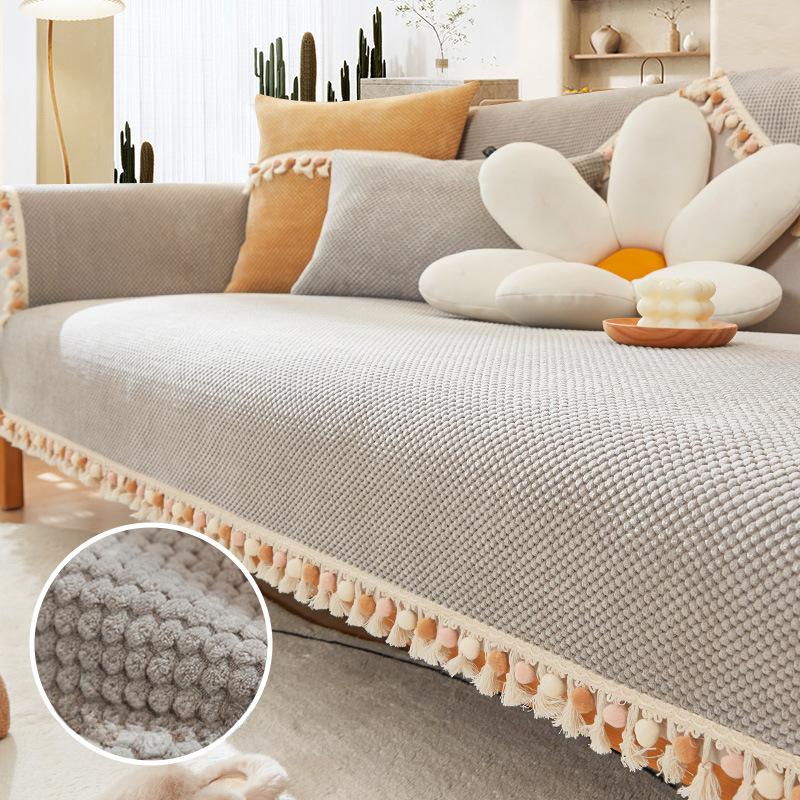 Sofa Cushion Four Seasons Universal Ins Style Backrest Towel Cover Cloth Non-Slip Sofa Cover New Cushion