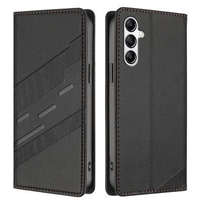 Kožené flipové pouzdro na telefon pro Samsung Galaxy A56 A55 A54 A53 A35 A36 A34 A13 A25 A23 A14 A15 A16 A06 5G 4G slot pro kartu