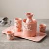 Japanese Ceramic Sake Pot Cups Set Household Restaurant Creative Hand-painted Wine Pot Bar Wine Set Flagon Gift 2025 New