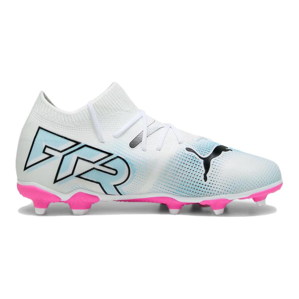 Puma Future Match 7 FG AG Big Kid Phenomenal Pack Kids Sneakers White Black Poison-Pink 107729-01