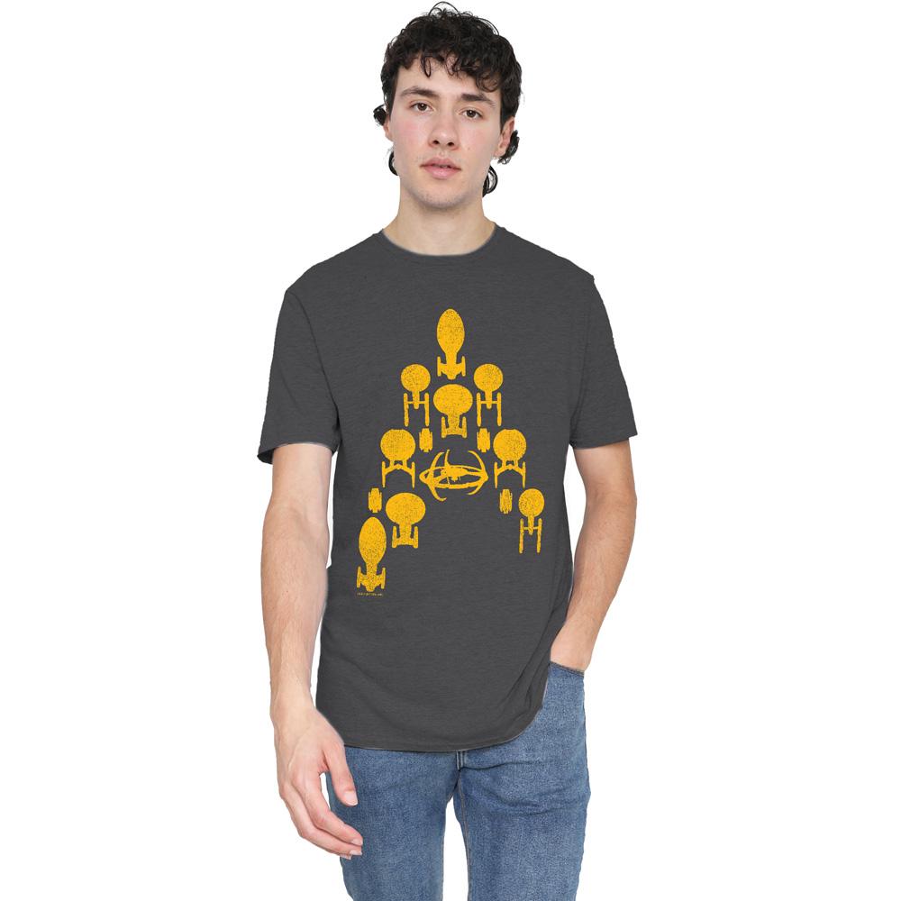STAR TREK Unisex Adult Ship Delta T-Shirt