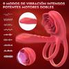 Powerful Rose Vibrating Cock Ring Vibrator Penis Sleeve Sucking Stimulator G-spot Erection Ring Clitoral Couples Adult Sex Toys