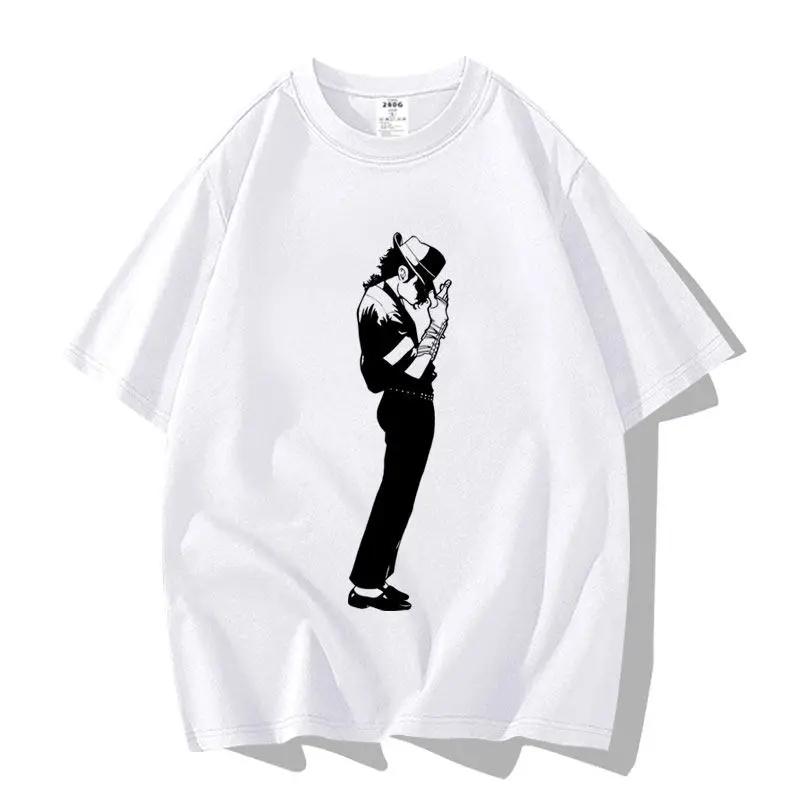 Portrait T-shirt Unisex Black and White Summer Top Suitable for Boys and Girls