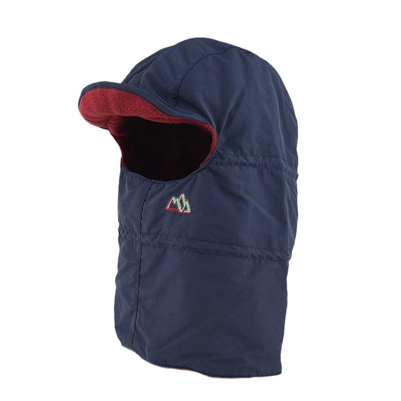 New cycling hat men's ski hat outdoor cycling warm ear protection windproof hat winter cold cotton hat