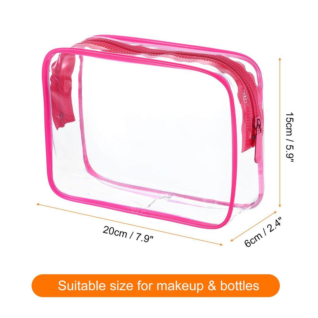 Transparente Wasserdichte PVC Kosmetiktasche - Tragbare Reise-Kulturbeutel-Aufbewahrung mit großem Fassungsvermögen und individueller Logo-Option