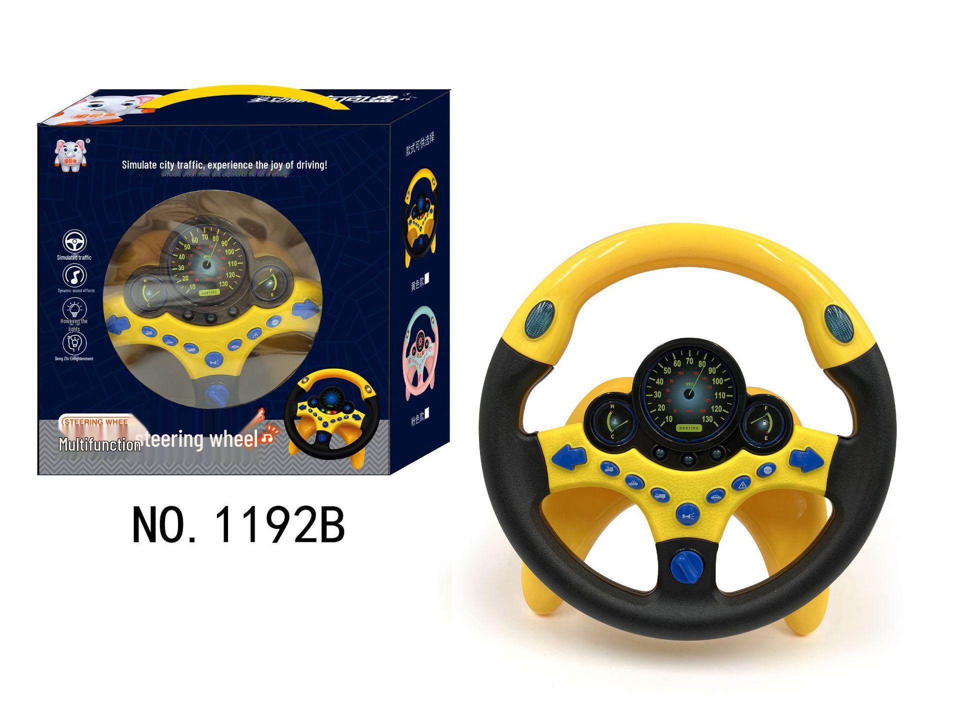 Douyin Kids Interactive Steering Wheel Toy - Educational Story Simulation Car Toy