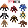 Marvel Heroes Building Block Figures Toy Children's Gift 7cm Height Plastic Material Avengers Series