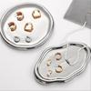1PC Elegant Irregular Jewelry Tray For Organizing Rings Earrings Necklaces Bracelets Durable Stylish Jewelry Desktop Ornament
