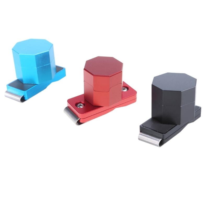 Pool Chalk Holder Billiard Chalk Case Small Aluminum Alloys Portable Magnetic Billiard Cue Chalk Case Snooker Tool Part