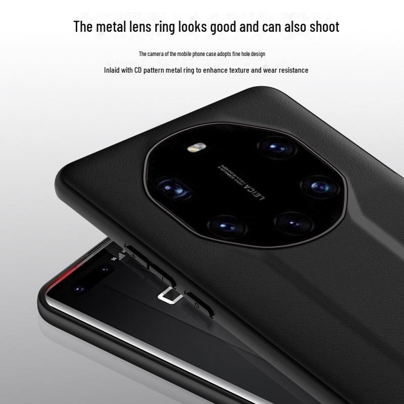 Liquid Leather Anti-Fall Protective Case for Huawei Mate40RS