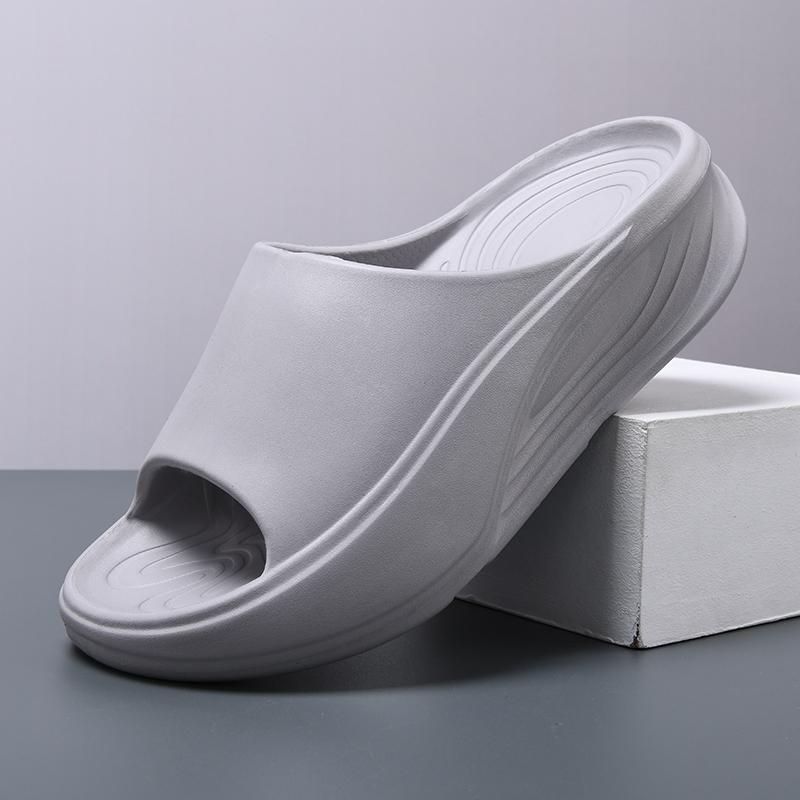 Summer Outdoor Men's Shoe Platform Lightweight Beach Anti Slip Water Play Slippers Home Indoor Waterproof Slippers