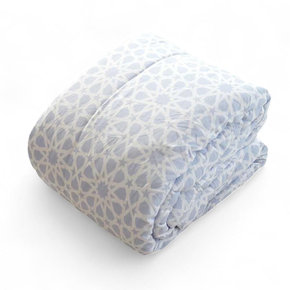 

Одеяло Nishikawa Односпальное Размер в Жаркую и Холодную Погоду 140 x 190см Синее Одеяло Одеяло и Выпуск Хлопок Летнее Одеяло [Комфортная Погода] Outlast(р) Пережить(р)