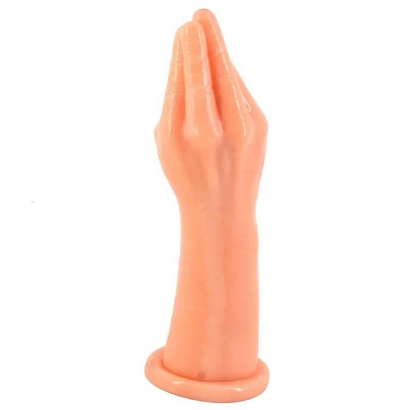 Simulation Hand Penis Male and Female Massage Orgasm Masturbation Device Fun Sex Toy