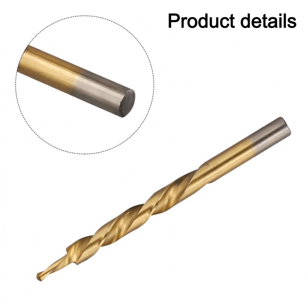 High Efficiency Spiral Step Drill Bit for Woodworking Tool 10 5mm Size