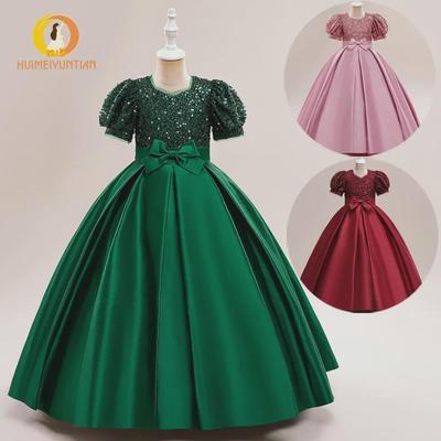 New Style Girls' Christmas Party Piano Performance Princess Tutu Dress