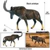 Realistic Farm Animal Model Set: Dairy Cow, Simmental Bull, Yellow Cattle, Fighting Bull, Water Buffalo, Yak